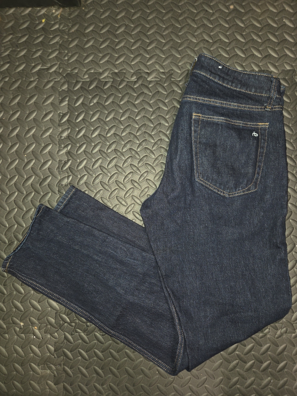 rag & bone Men's Skinny Jeans - Dark Blue Denim
